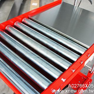 客製滾筒304不鏽鋼檯面油壓升降台車