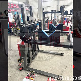 強牛牌JSR卷軸載台紅色堆高機側面 A07751BD20