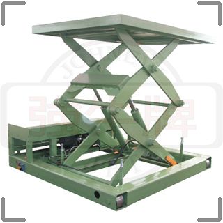 二段式油壓升降平台 (雙缸重荷型)