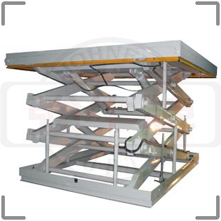 三段式油壓升降平台 (多缸高揚程)