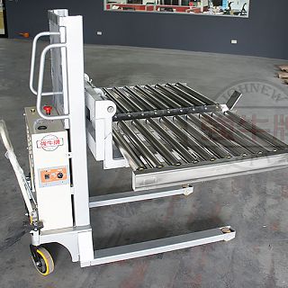 不鏽鋼(白鐵)滾筒油壓堆高機