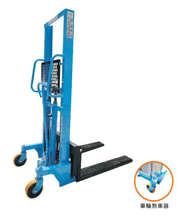 協牛企業強牛牌手動油壓堆高機(JHS-1000)