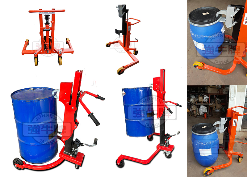 強牛牌 DLV 油桶搬運機各式款式實機照片