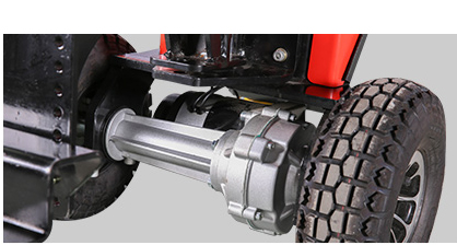 強牛牌協牛企業JPLP2全電動整合式驅動模組拖車頭紅色變速箱圖示